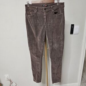JustFab Brown Corduroy Pants size 31